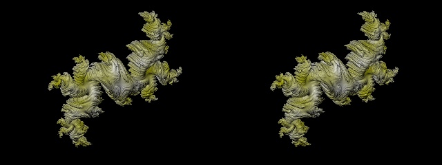 3D-Stereo Fraktal-Bild